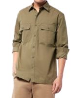 Executive Long Sleeve Pocket Shirt Olive
